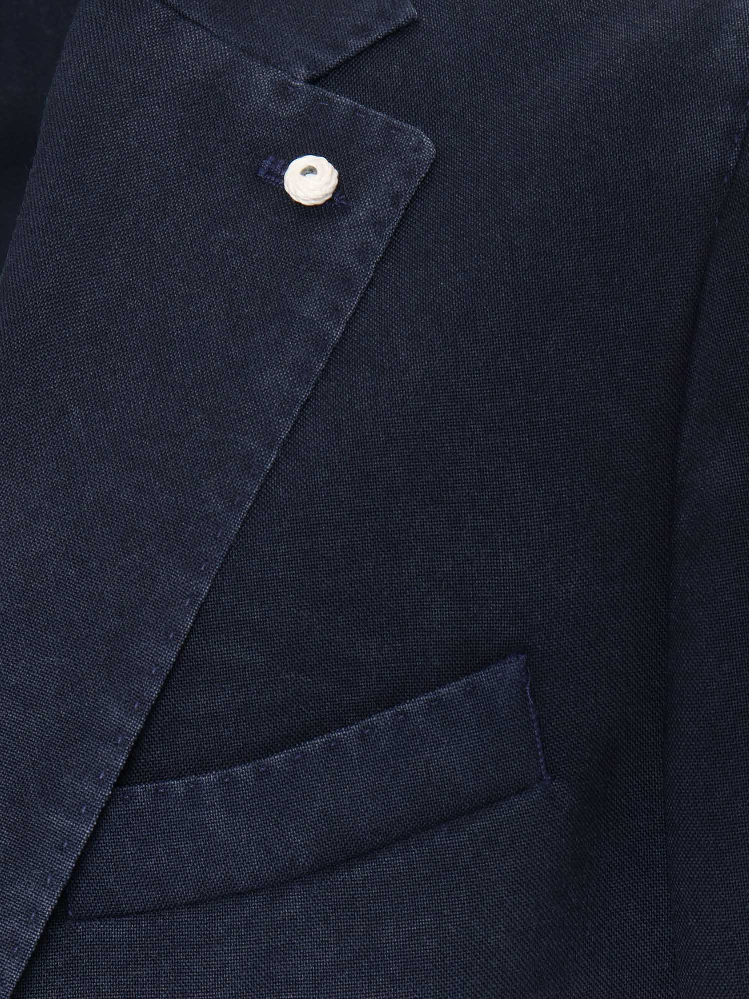 Jacket Blue Virgin Wool Single Breasted