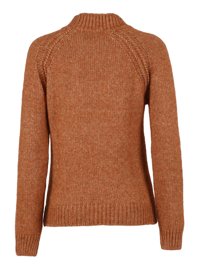 Terry Sweater Orange Crewneck