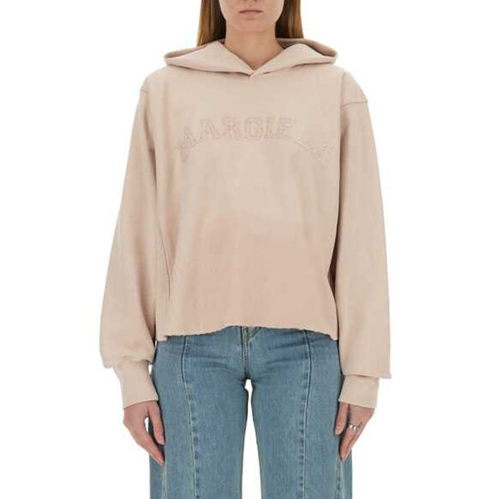 Logo Sweatshirt Pink Cotton