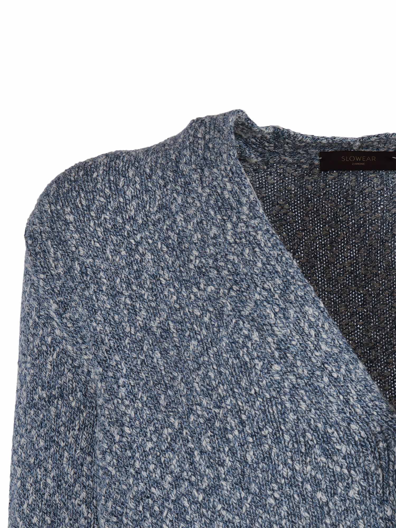CARDIGAN Blue Cotton