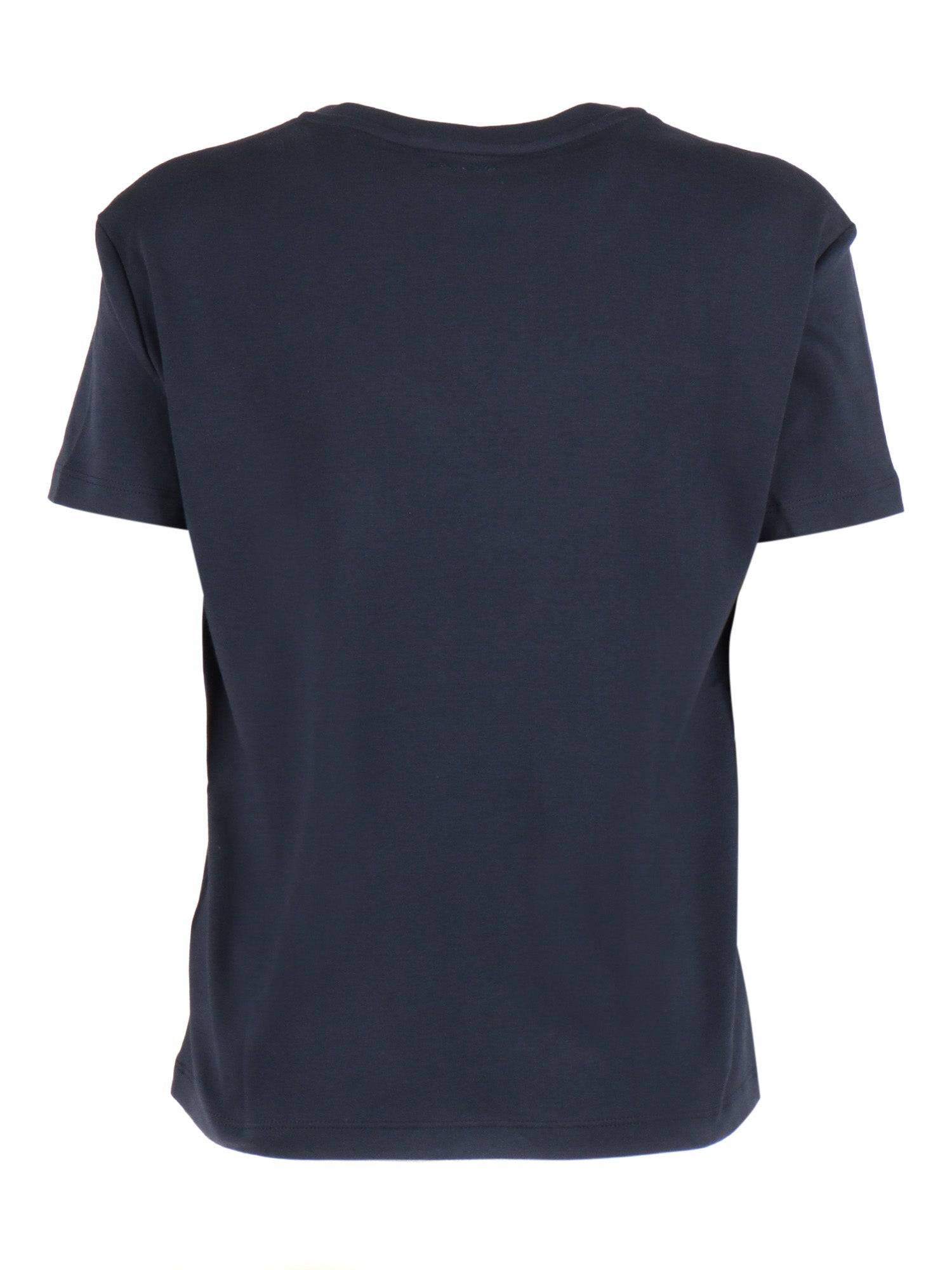 T-SHIRT Blue Cotton Short Sleeves