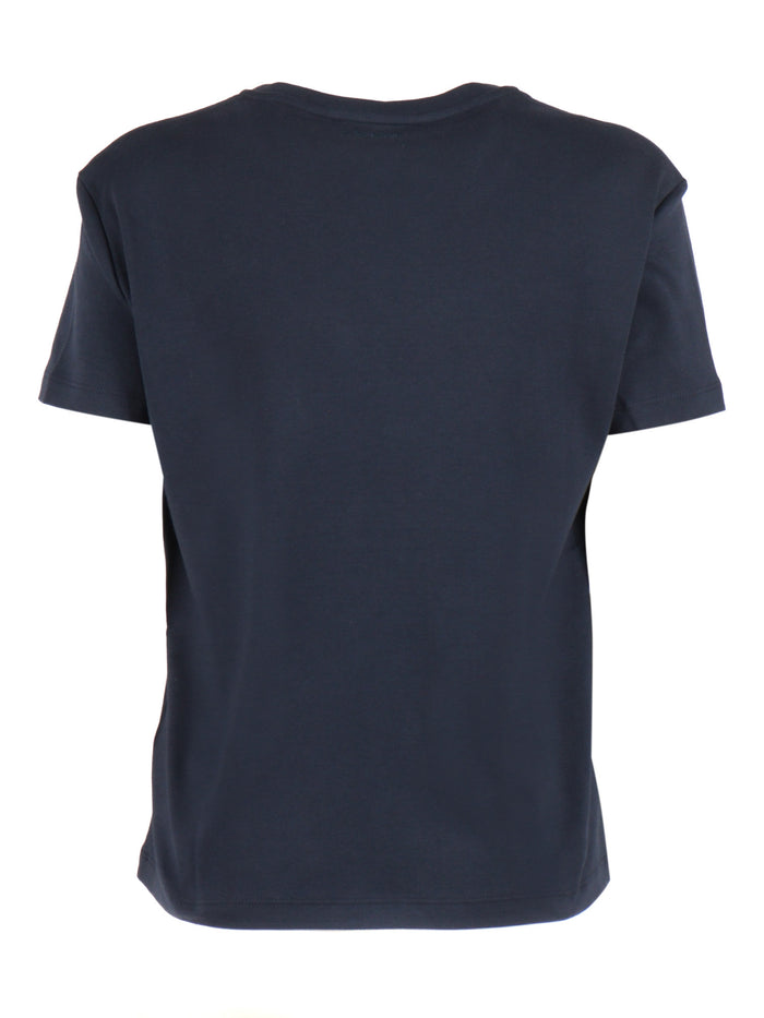 T-SHIRT Blue Cotton Short Sleeves