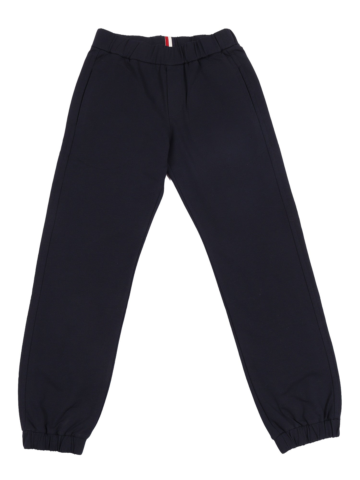 SWEAT BOTTOMS Blue Elastane Cotton Pant