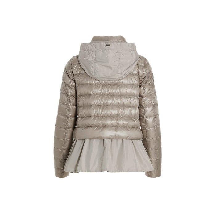 Herno Ultralight Down Jacket Gray Polyamide