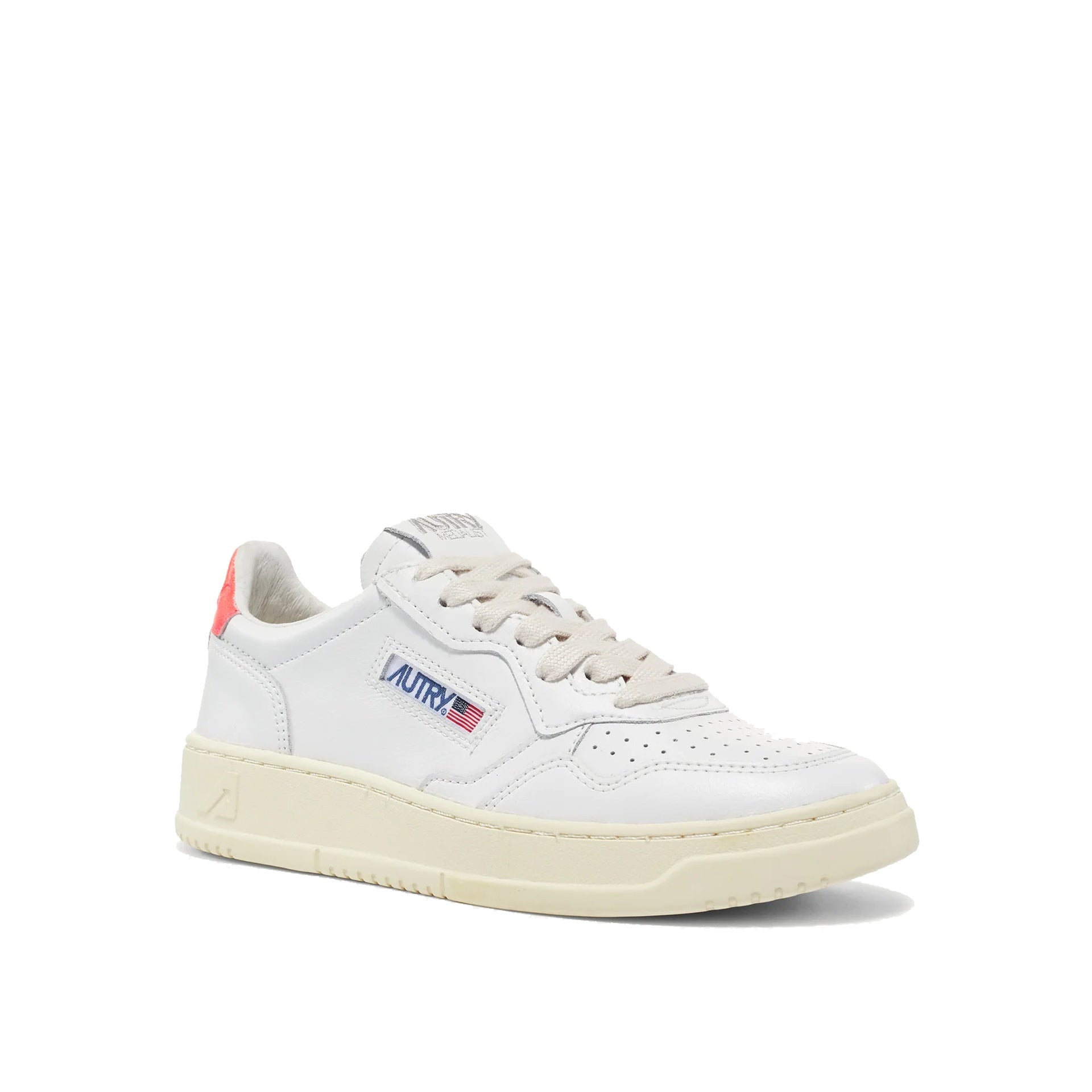 Autry Medalist Leather Sneakers White