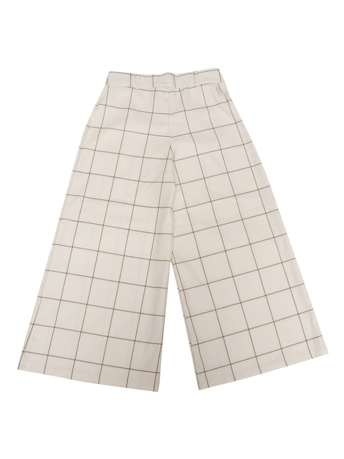 Beige Palazzo Pants