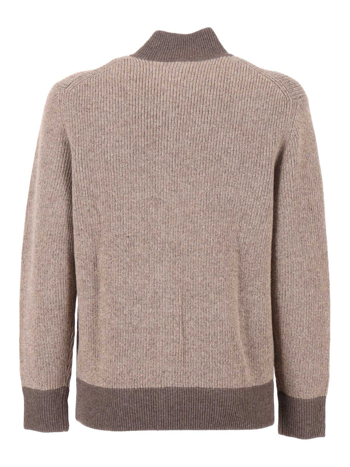 BOMBER JACKET Beige Wool