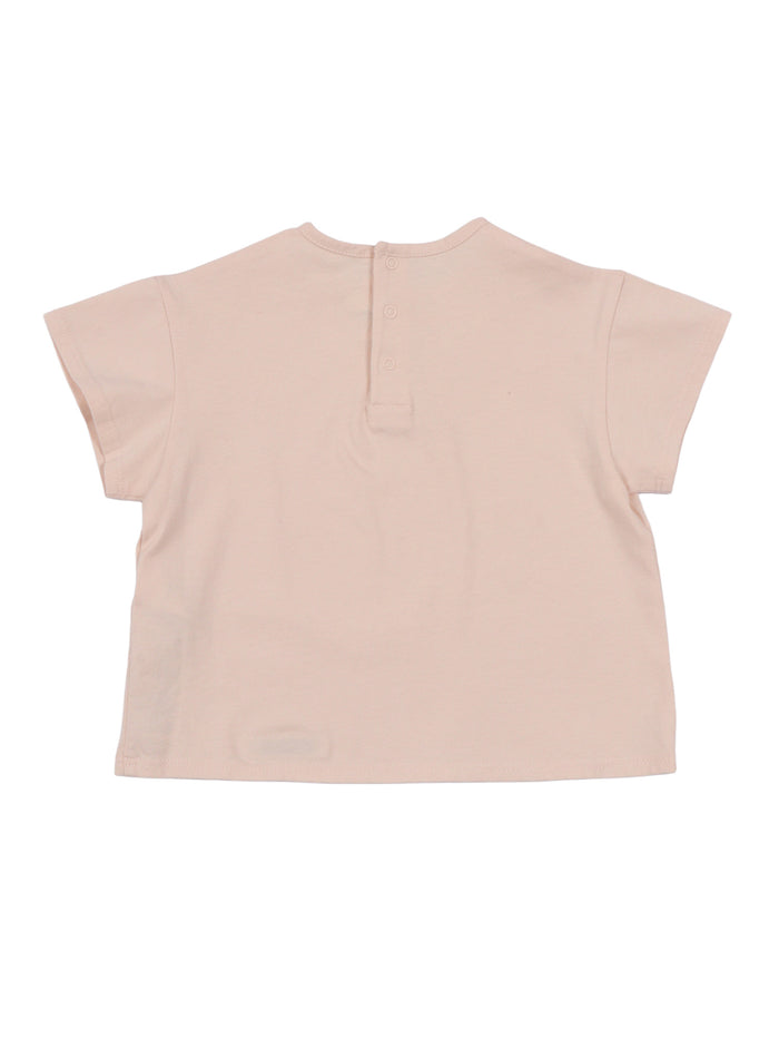 T-SHIRT Pink Cotton Short Sleeves