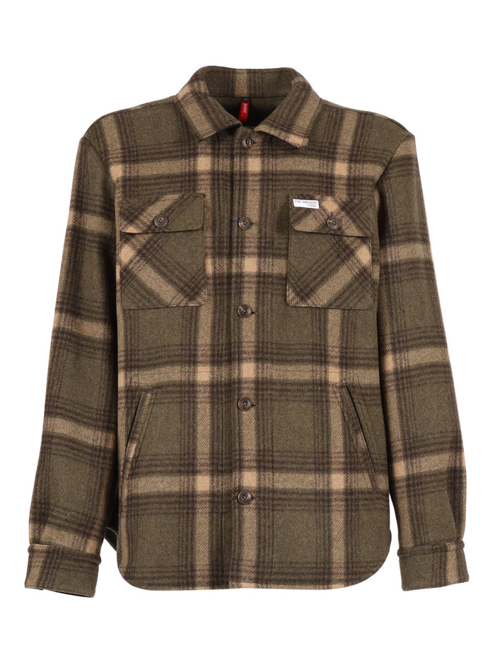Archive Over Shirt-Jacket Wool Polyamide Coat