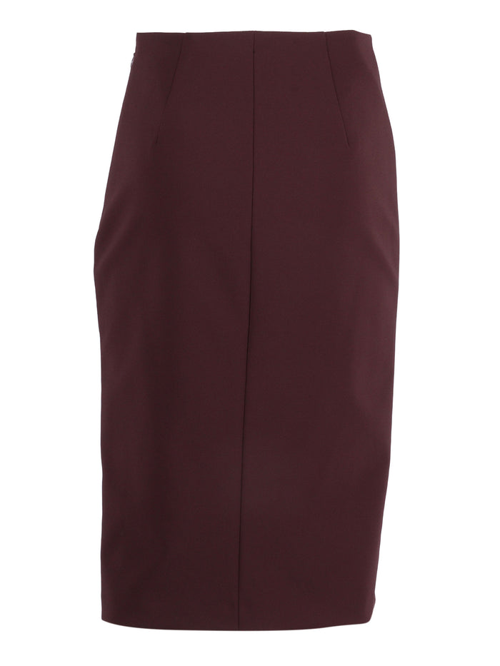 Skirt Brown Polyester Elastane