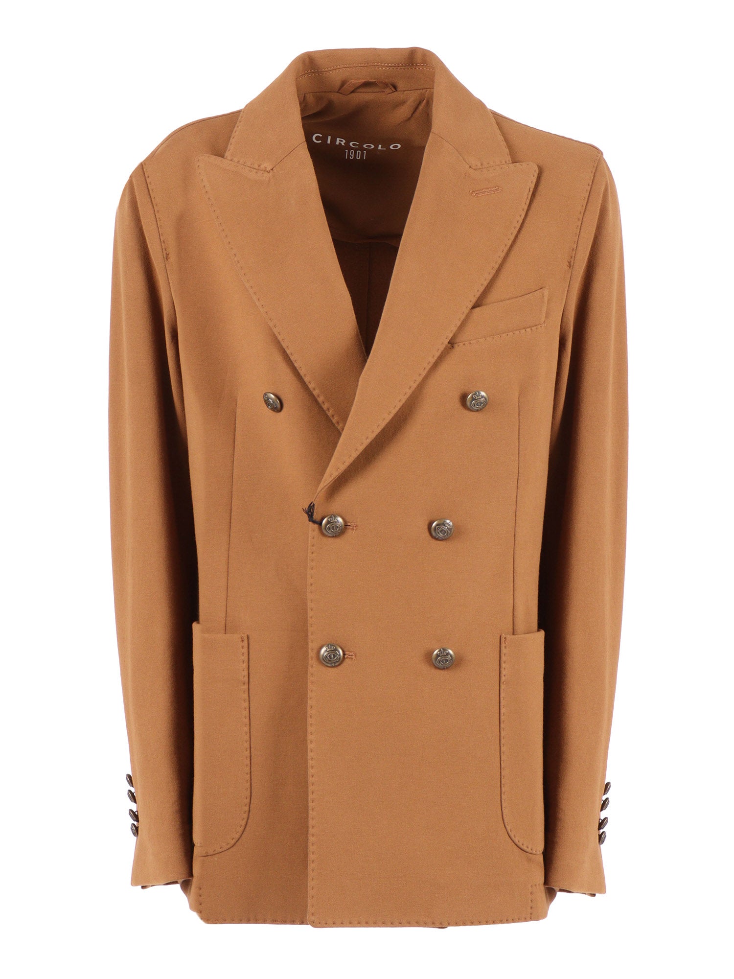 Double Breasted L.f. Brown Jacket