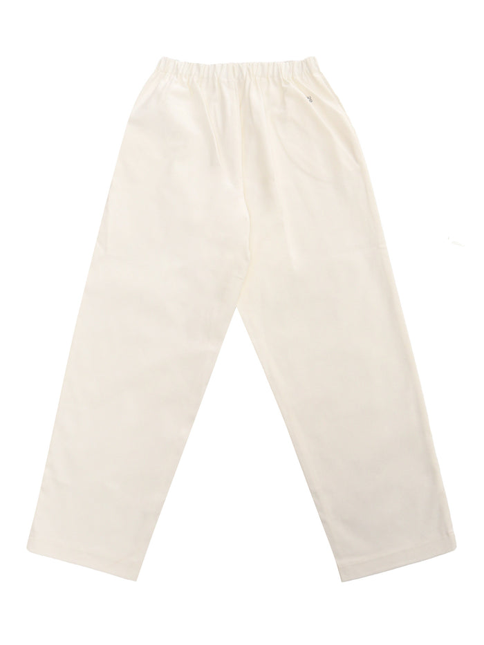 Cream colored pants Panna Cotton Elastane