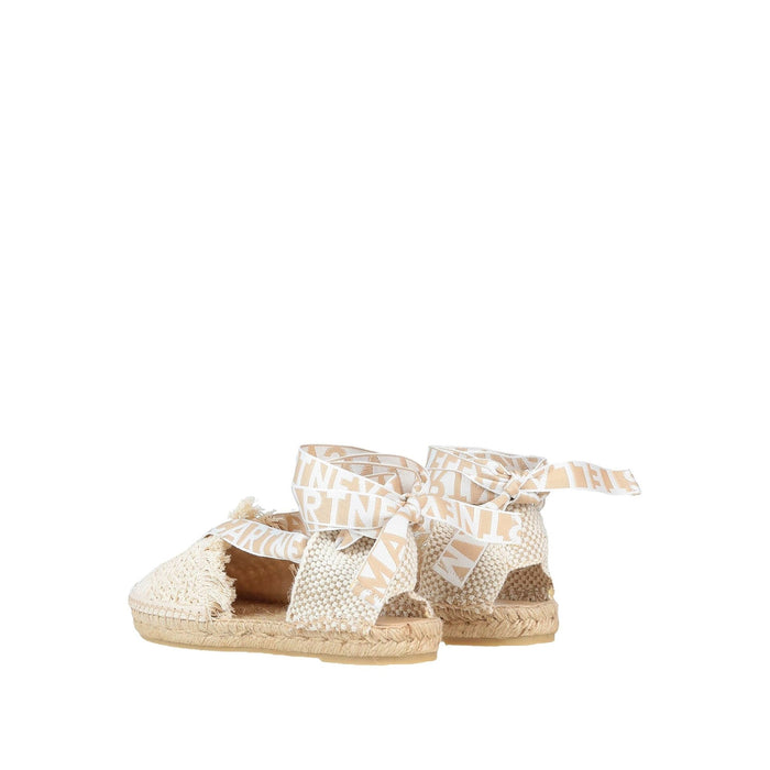 Logo Canvas Espadrilles Beige