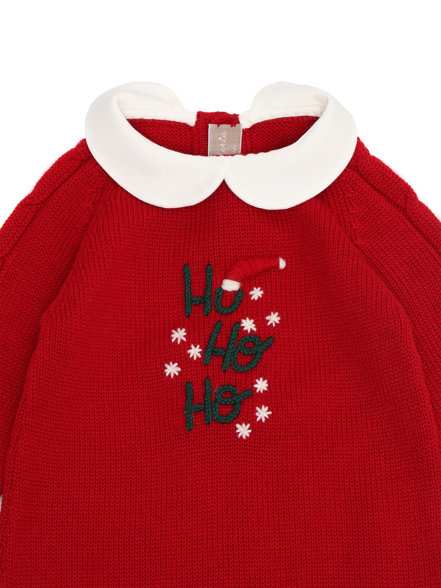 Ohohoh! Onesie Red Extra Fine Merino Wool Romper