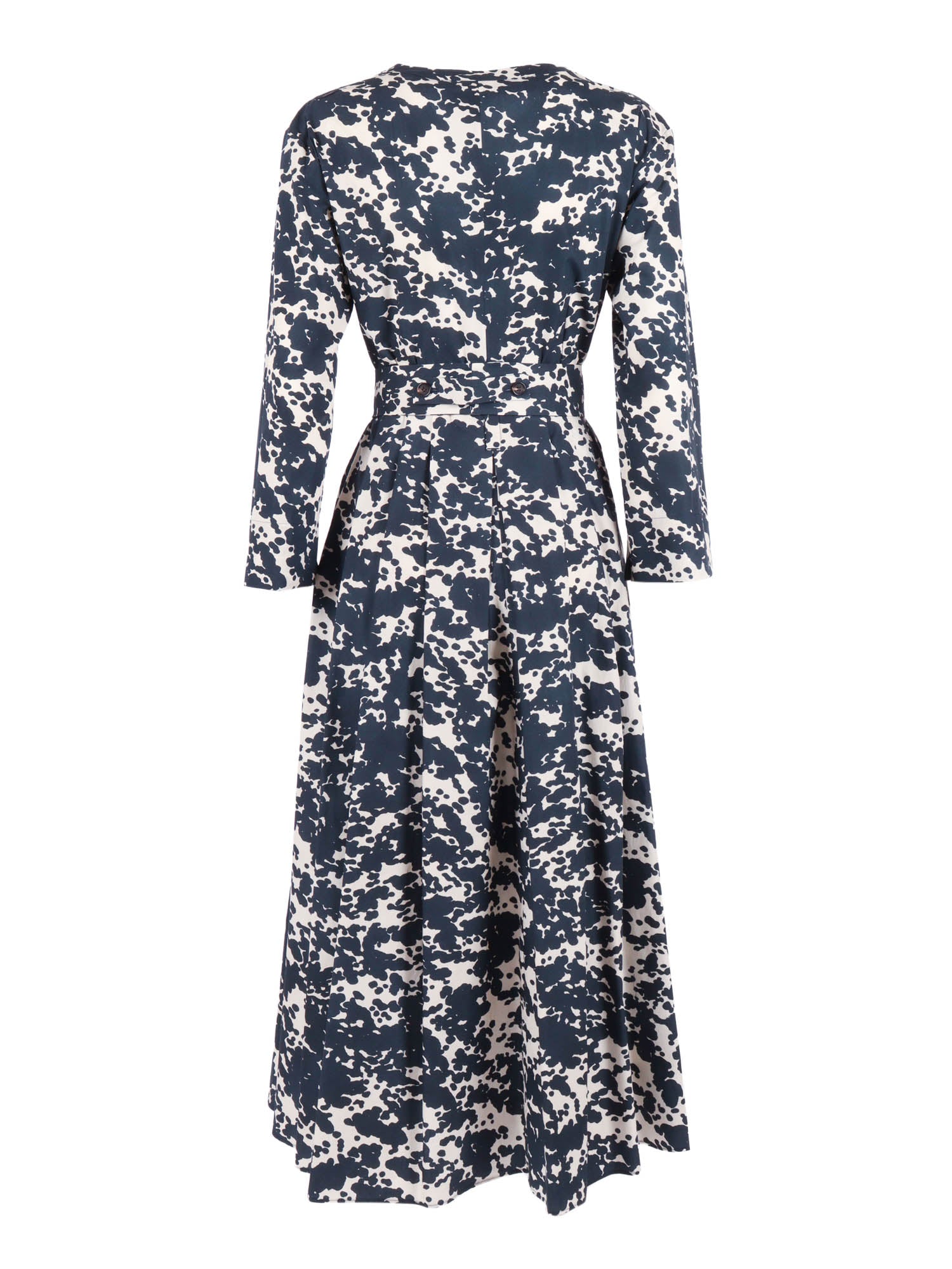 DRESS Blue Cotton Midi