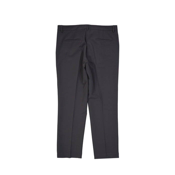 Blanca Vita Cropped Trousers Gray Elastane Polyester