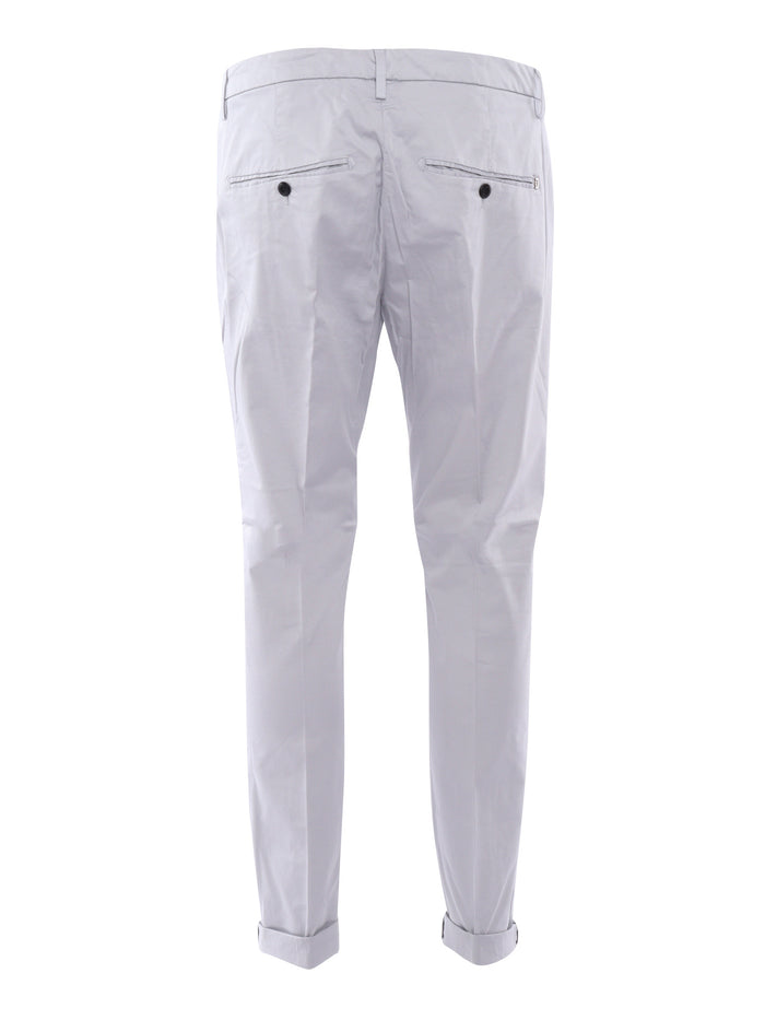 Gray chino trousers Grey Cotton Elastane