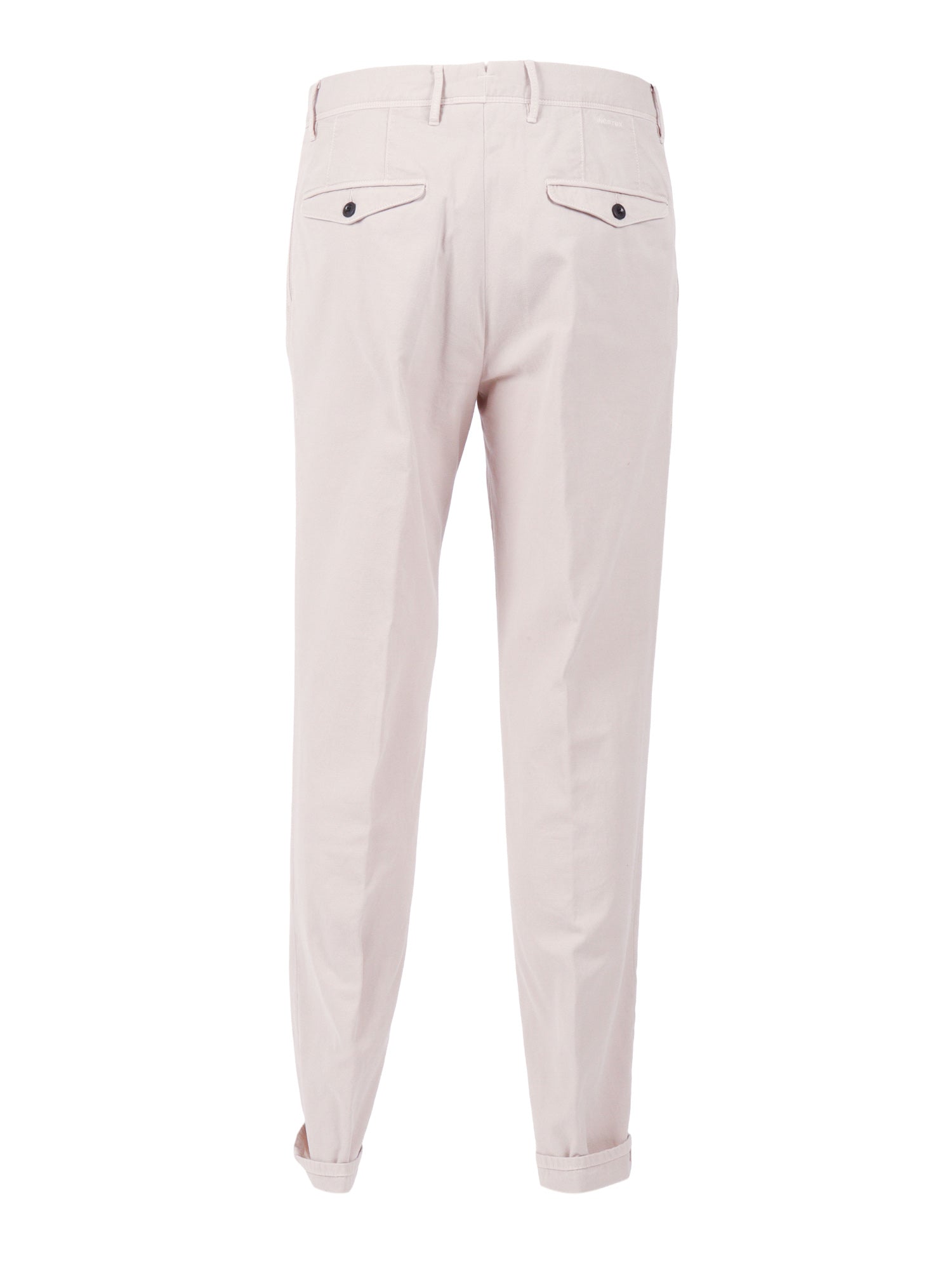 Pants White Cotton Elastane