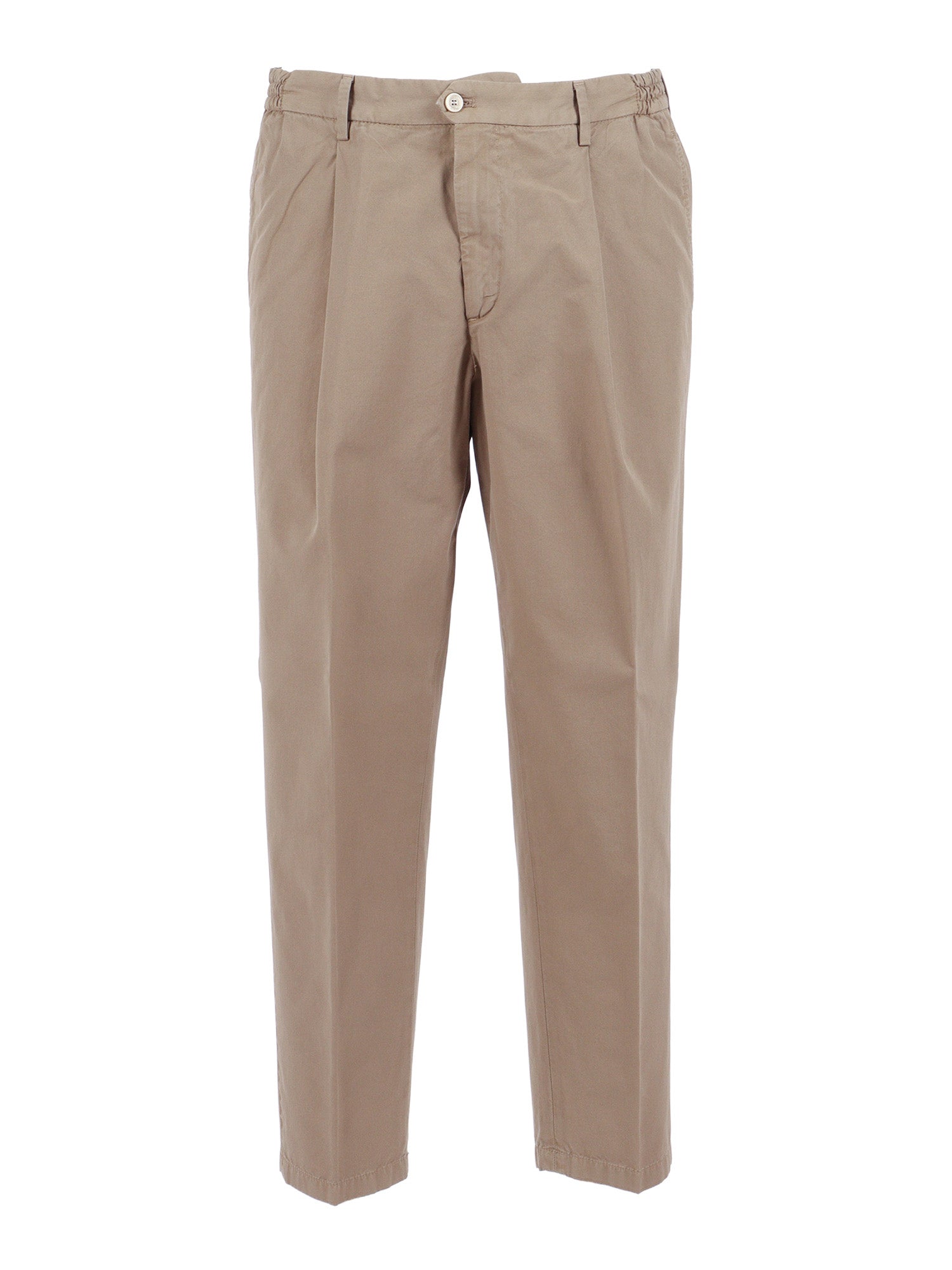 TROUSERS Brown Cotton Pant