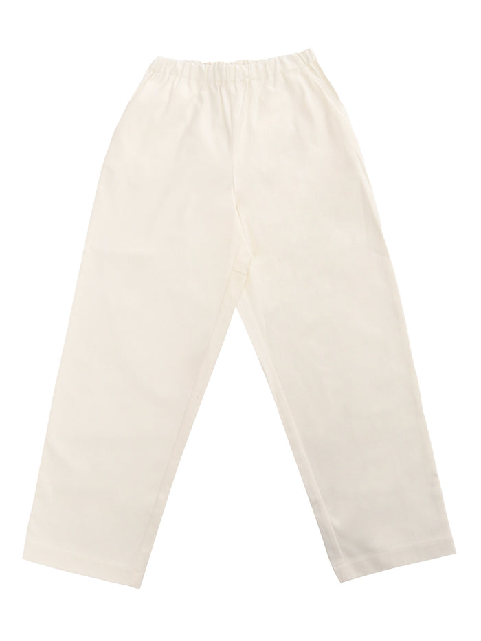 Cream colored pants Panna Cotton Elastane