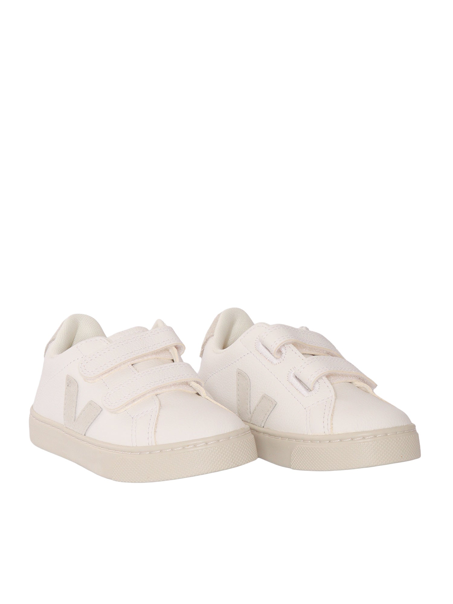 SMALL ESPLAR LEATHER WHITE_NATURAL SNEAKERS White Kid