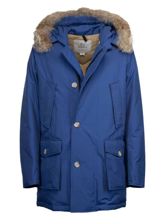 Arctic Detachable Fur Parka Light Blue Jacket