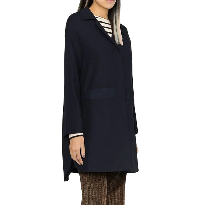 Herno Audry Cotton Coat Blue