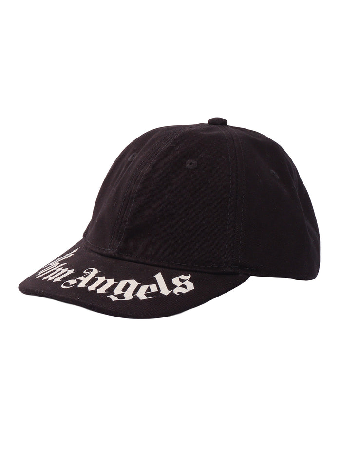 BRUSHED LOGO BASEBALL CAP BOY Black Cotton Hat