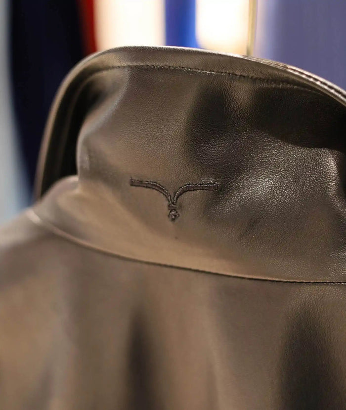Leather Jacket Racer Black Blouson