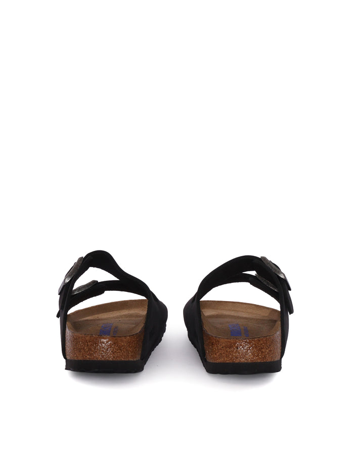Arizona SFB black, Nubuck Leather Sole In Eva Sandal