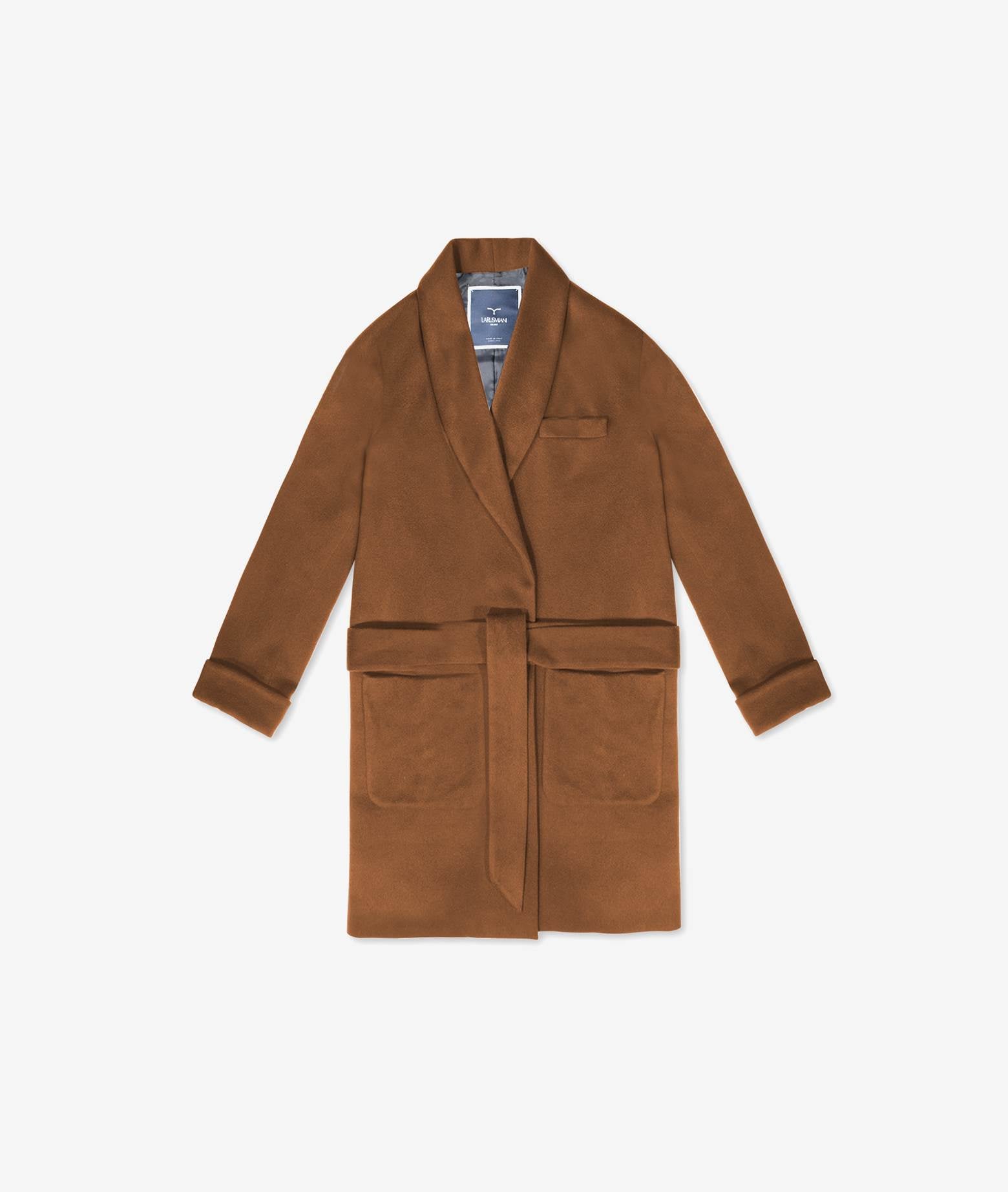 Dressing Gown Coat Pollitt Brown Capo Lungo Industriale