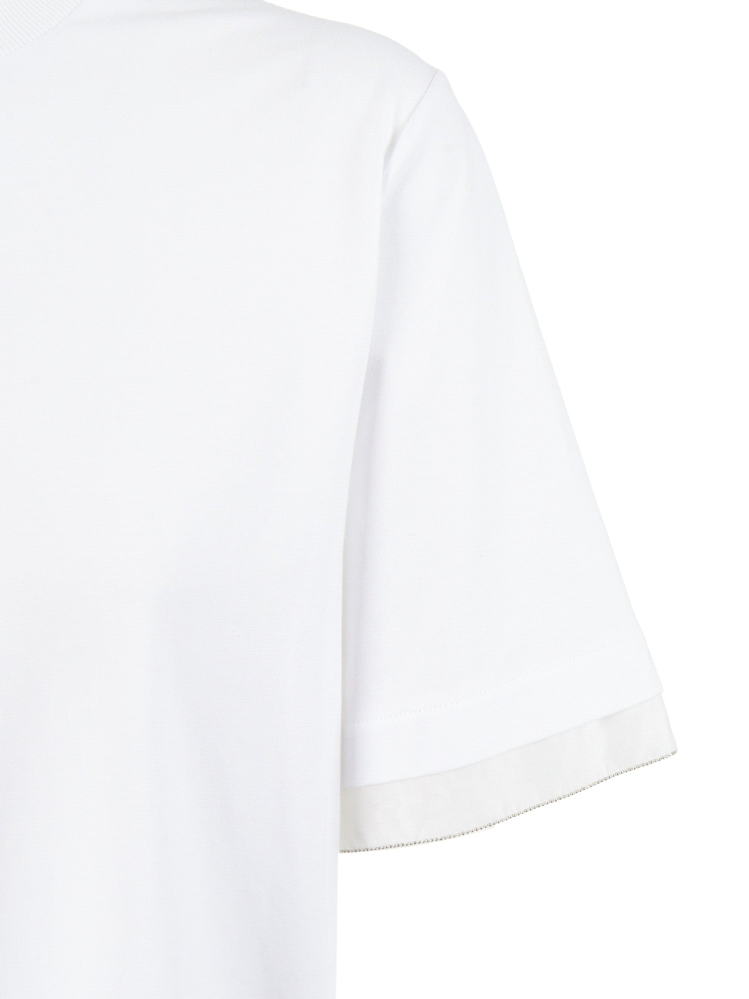 BLOUSE White Cotton Elastane Shirt