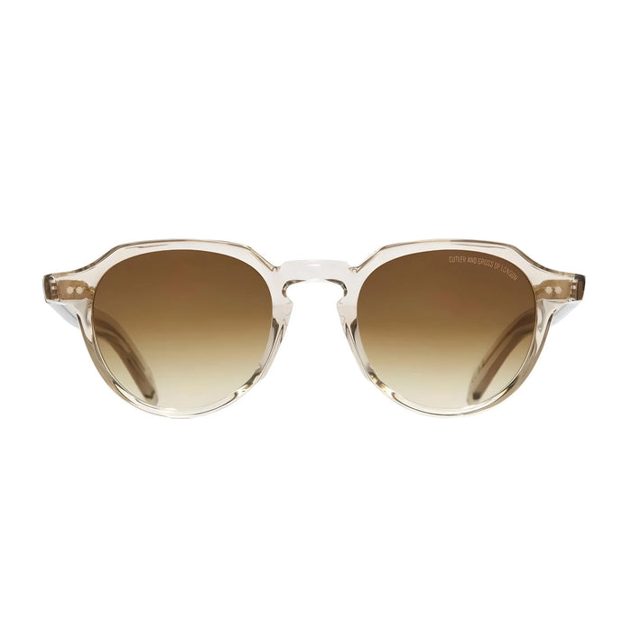 Cutler And Gross GR06 03 SAND CRYSTAL Beige Acetate Occhiali Sole