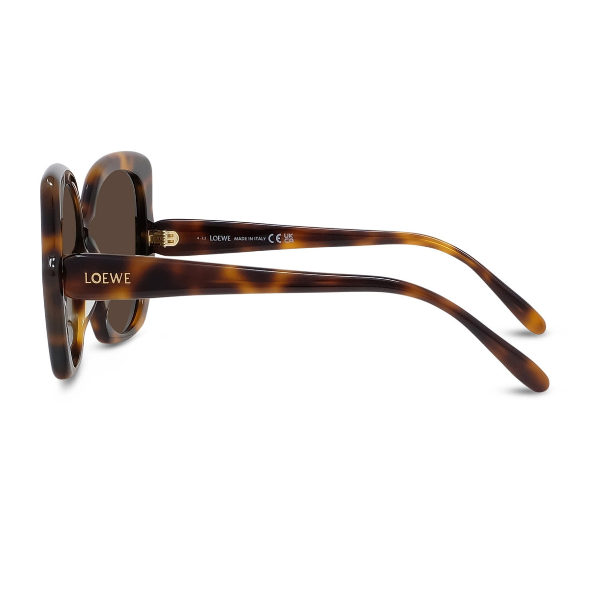 Loewe LW40133I Slim 52E Havana Marrone Acetate Occhiali Da Sole