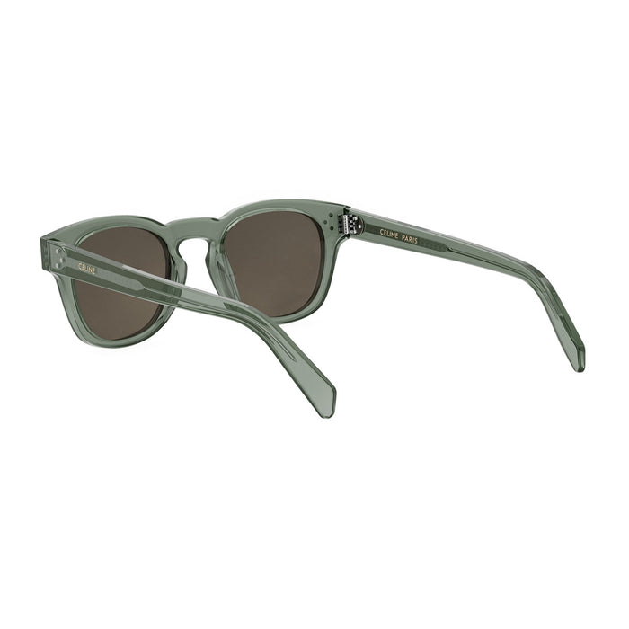 Celine CL40233I 3 Dots 96E Transparent Green Verde Acetate Occhiali Da Sole