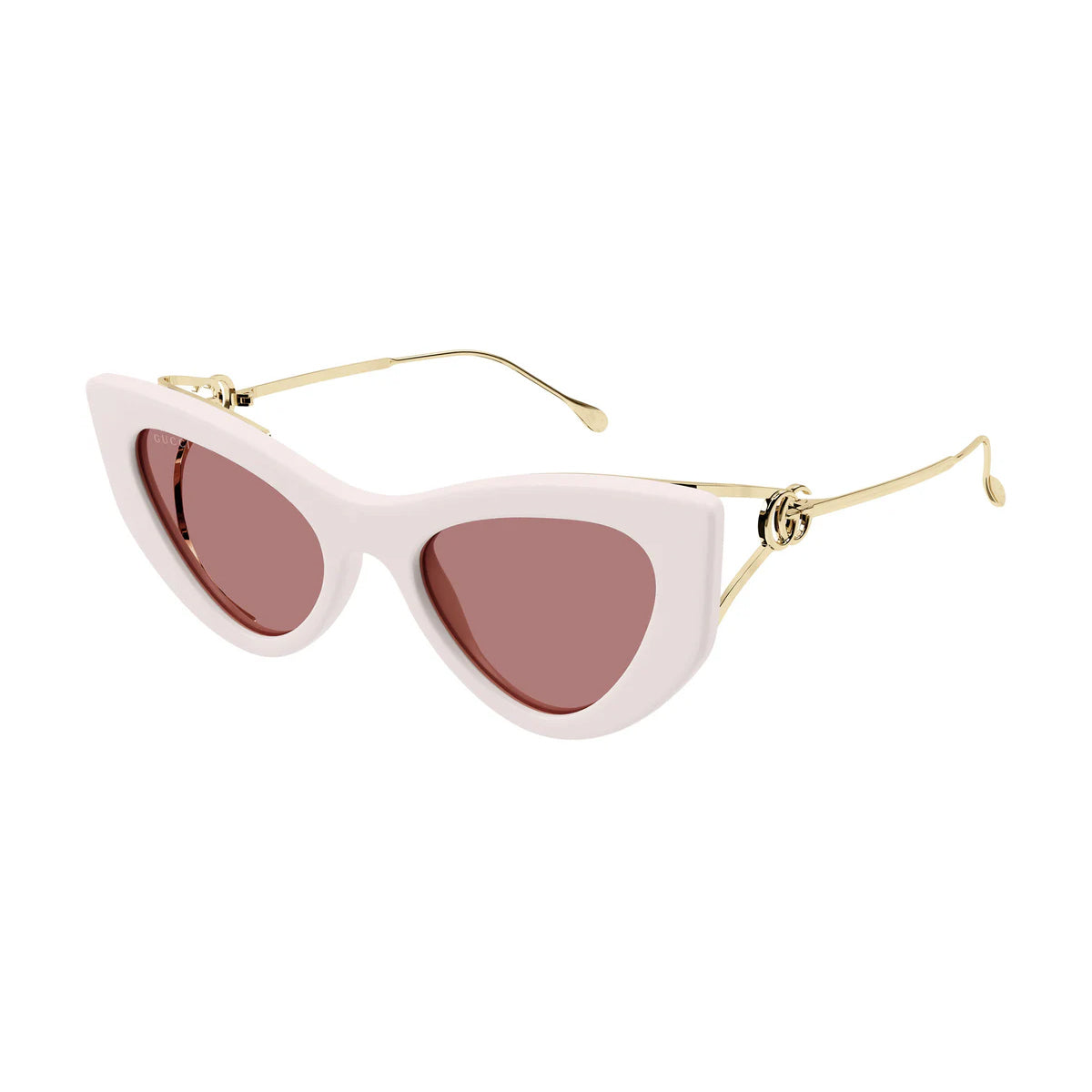 GG1565S LINE FORK 003 Ivory Gold Red Rosa Acetate/metal Occhiali Sole
