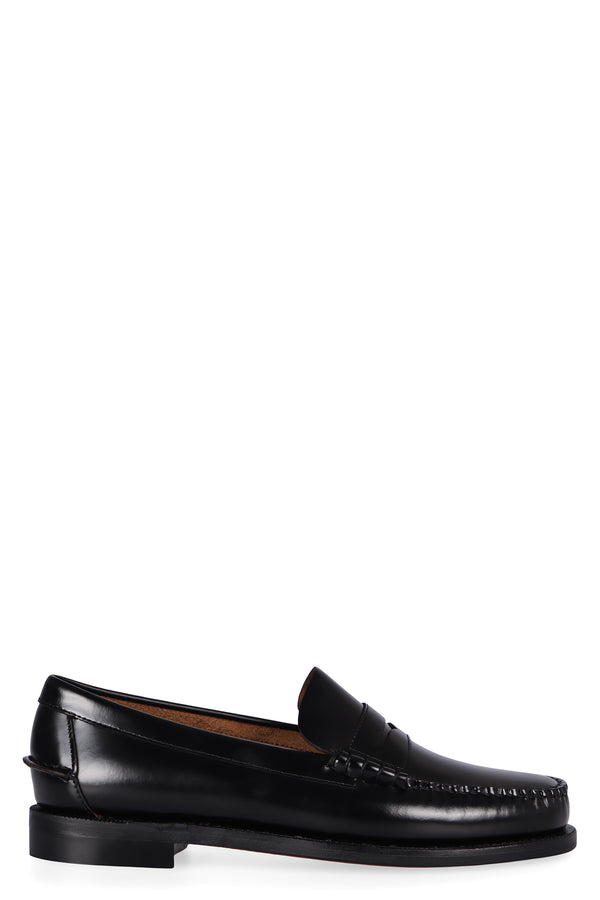 Leather Loafers For Men Black