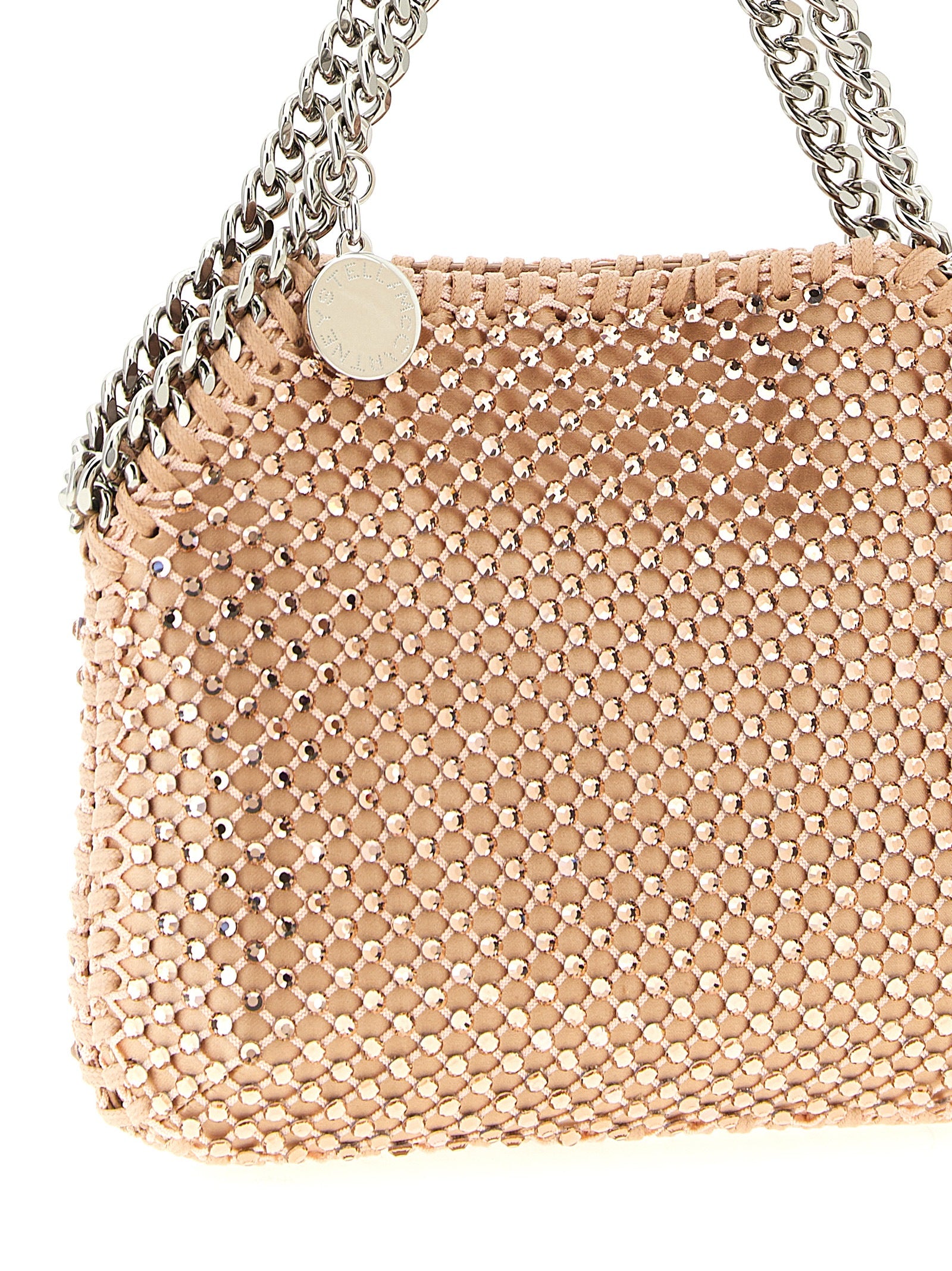 Falabella Nano Crossbody Bag Pink Polyamide