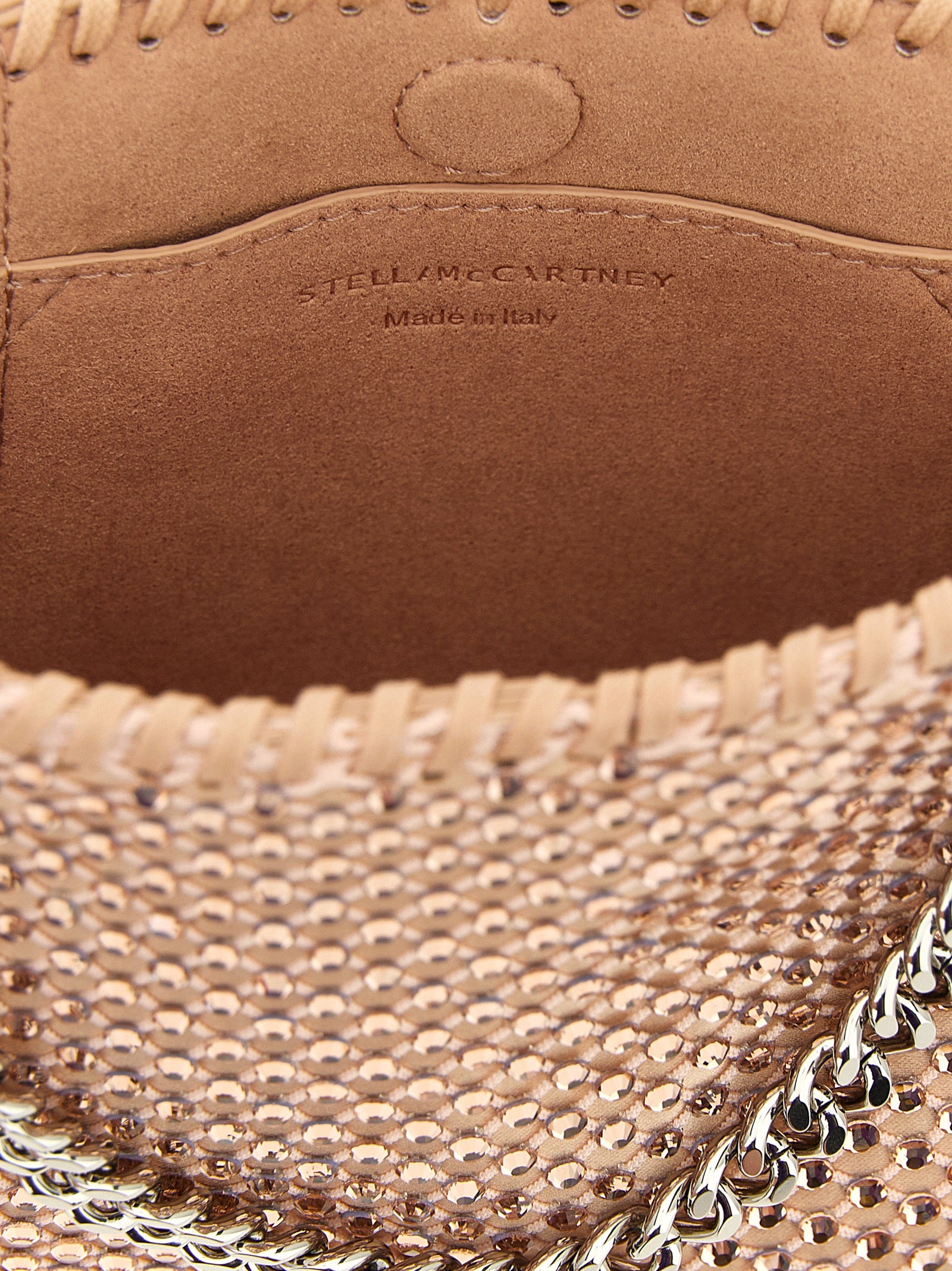 Falabella Nano Crossbody Bag Pink Polyamide