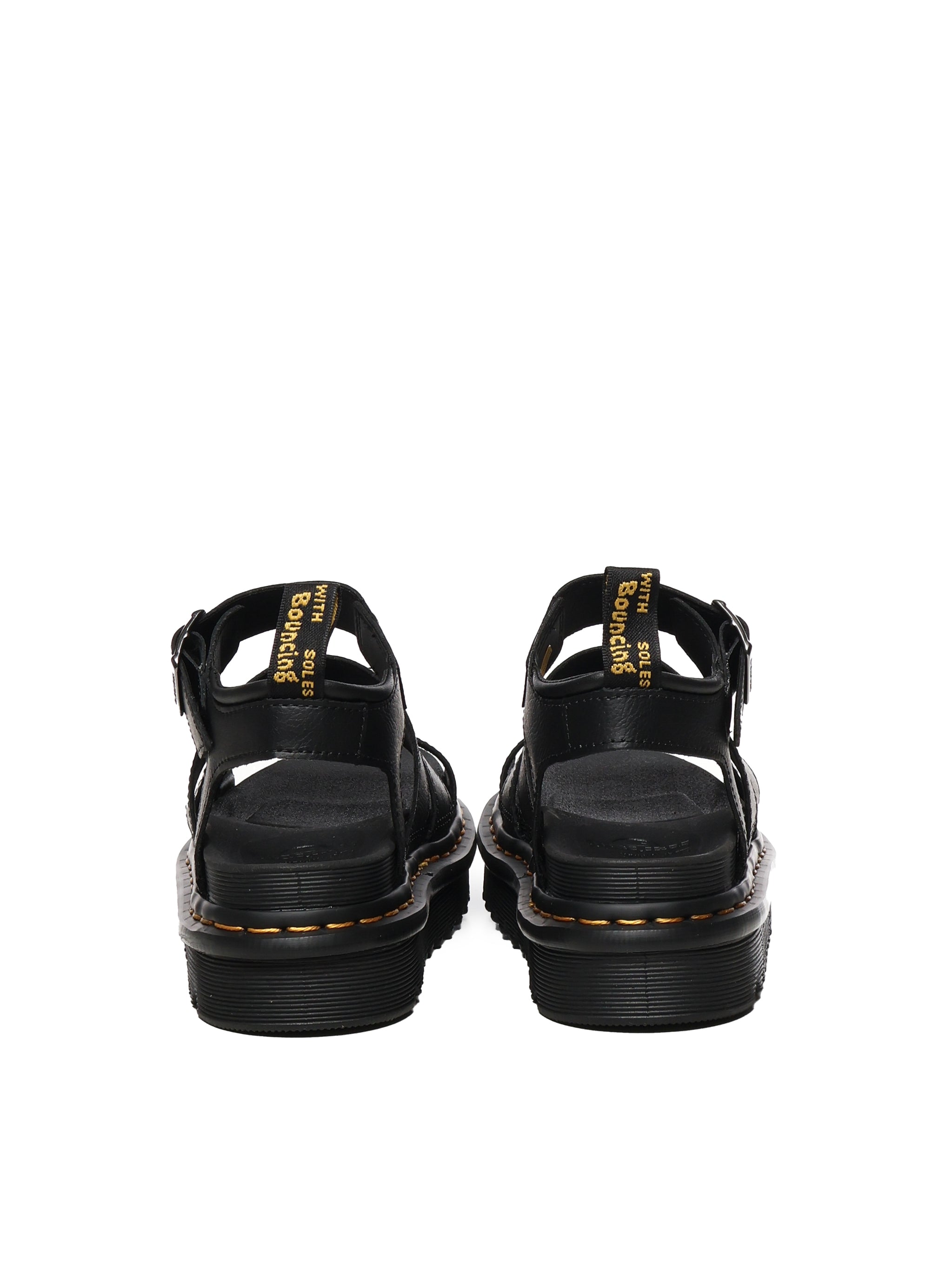 Dr. Martens Sandals Black Cowskin