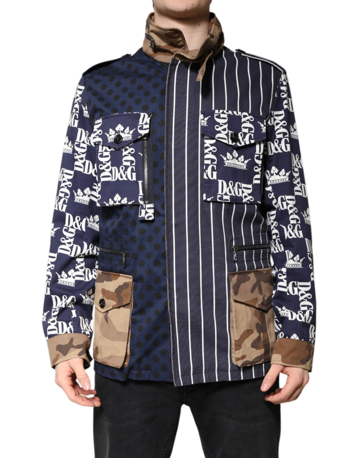 Dolce & Gabbana 98% Cotton 2% Elastane jacket in navy — view 2
