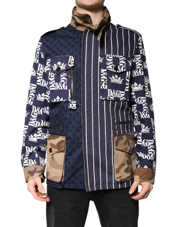 Dolce & Gabbana 98% Cotton 2% Elastane jacket in navy