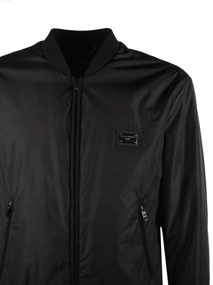 Dolce & Gabbana Coats Black Polyamide