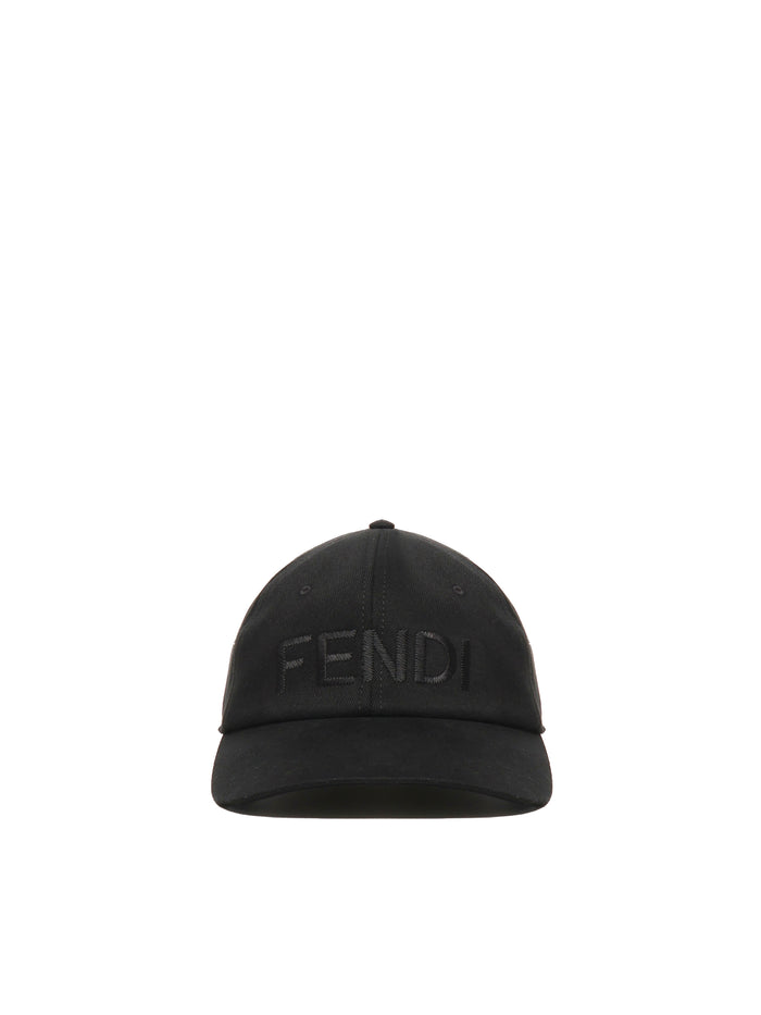 Fendi Hats Black Cotton
