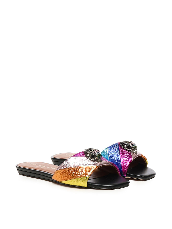Kurt Geiger Sandals Red Leather/polyester