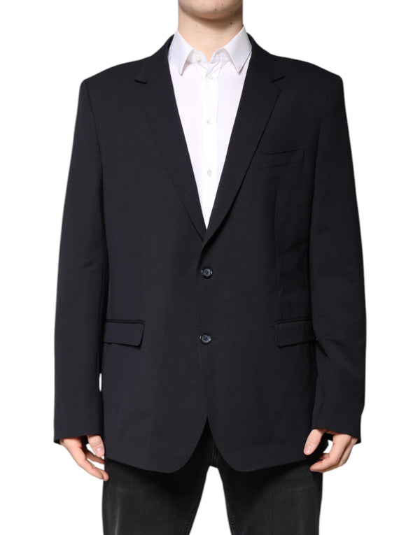 Dolce & Gabbana 58% Virgin Wool blazer in navy