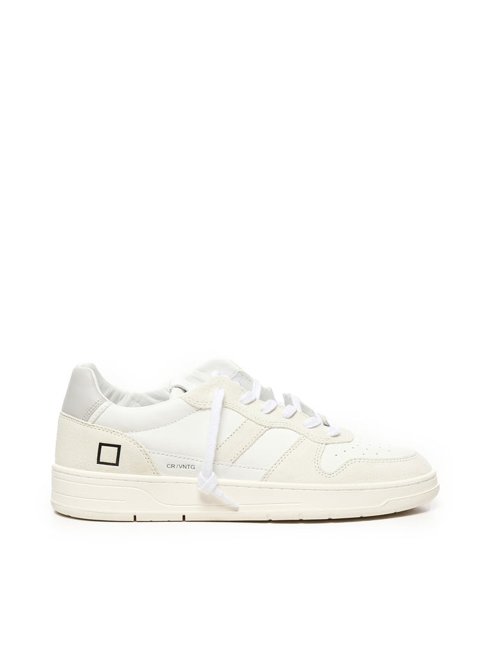 D.a.t.e. Sneakers White Leather