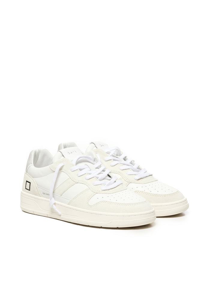 D.a.t.e. Sneakers White Leather