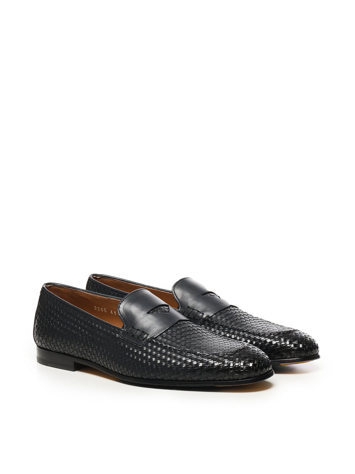 Doucals Flat Shoes Black Calfskin