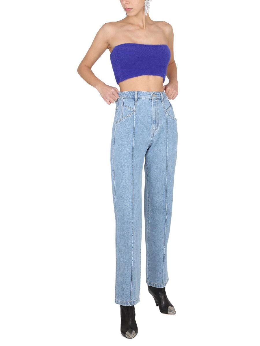 Nadege Jeans Azure Cotton